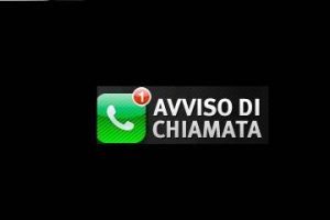 avviso di chiamata